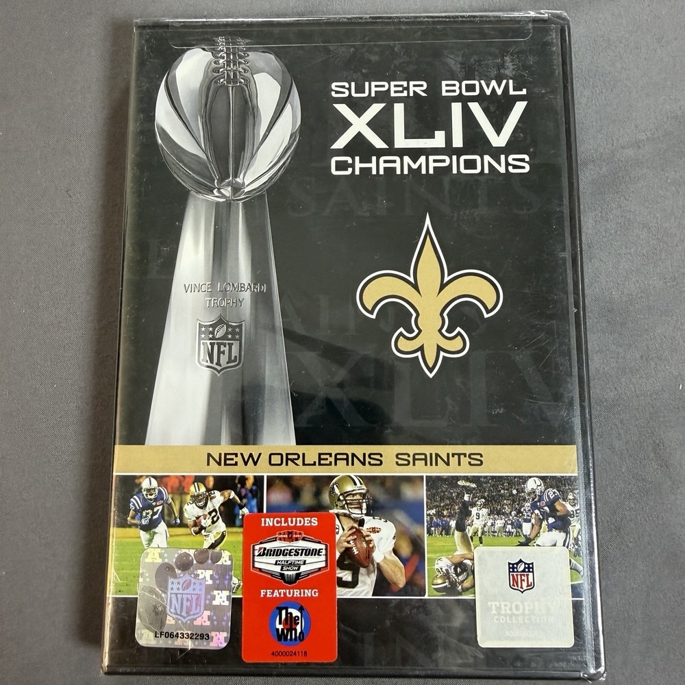 Nfl Super‎ Bowl Xliv Champions: New Orleans Saints (DVD) SEALED